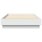vidaXL Estructura de cama madera de ingeniería blanca 90x190 cm