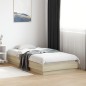 vidaXL Estructura de cama madera de ingeniería roble Sonoma 90x190 cm vidaXL Estructura de cama madera de ingeniería roble Sonoma 90x190 cm