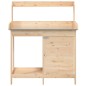 vidaXL Mesa para macetas con armario madera de abeto 110,5x45x124,5 cm vidaXL Mesa para macetas con armario madera de abeto 110,5x45x124,5 cm