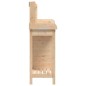 vidaXL Mesa para macetas con armario madera de abeto 110,5x45x124,5 cm vidaXL Mesa para macetas con armario madera de abeto 110,5x45x124,5 cm