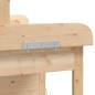 vidaXL Mesa para macetas con armario madera de abeto 110,5x45x124,5 cm vidaXL Mesa para macetas con armario madera de abeto 110,5x45x124,5 cm