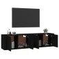 vidaXL Muebles para TV de pared 2 uds negro 80x34,5x40 cm vidaXL Muebles para TV de pared 2 uds negro 80x34,5x40 cm