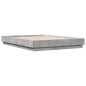 vidaXL Estructura de cama madera de ingeniería gris hormigón 140x190cm vidaXL Estructura de cama madera de ingeniería gris hormigón 140x190cm