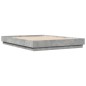 vidaXL Estructura de cama madera de ingeniería gris hormigón 140x200cm vidaXL Estructura de cama madera de ingeniería gris hormigón 140x200cm