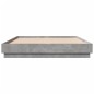 vidaXL Estructura de cama madera de ingeniería gris hormigón 140x200cm vidaXL Estructura de cama madera de ingeniería gris hormigón 140x200cm