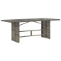 vidaXL Set comedor jardín 9 pzas y cojines ratán sintético gris vidaXL Set comedor jardín 9 pzas y cojines ratán sintético gris