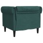 vidaXL Sillón Chesterfield de tela verde oscuro vidaXL Sillón Chesterfield de tela verde oscuro