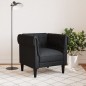 vidaXL Sillón Chesterfield de tela negro vidaXL Sillón Chesterfield de tela negro