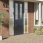 vidaXL Películas solares estáticas efecto reflectante 3 uds plateado