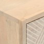 vidaXL Cómoda madera maciza de mango y hierro 55x30x76 cm vidaXL Cómoda madera maciza de mango y hierro 55x30x76 cm