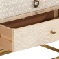vidaXL Cómoda madera maciza de mango y hierro 55x30x76 cm vidaXL Cómoda madera maciza de mango y hierro 55x30x76 cm