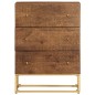vidaXL Cómoda madera maciza de mango y hierro 55x30x76 cm vidaXL Cómoda madera maciza de mango y hierro 55x30x76 cm