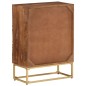 vidaXL Cómoda madera maciza de mango y hierro 55x30x76 cm vidaXL Cómoda madera maciza de mango y hierro 55x30x76 cm