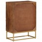 vidaXL Aparador de hierro y madera maciza de mango 55x30x76 cm vidaXL Aparador de hierro y madera maciza de mango 55x30x76 cm