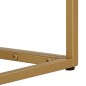 vidaXL Mesa consola madera maciza de mango y hierro 90x30x76 cm