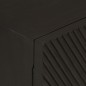 vidaXL Aparador de hierro y madera maciza de mango negro 55x30x76 cm vidaXL Aparador de hierro y madera maciza de mango negro 55x30x76 cm