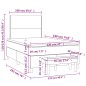 vidaXL Cama box spring con colchón tela gris claro 120x190 cm vidaXL Cama box spring con colchón tela gris claro 120x190 cm