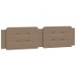 vidaXL Cabecero de cama acolchado cuero sintético capuchino 200 cm vidaXL Cabecero de cama acolchado cuero sintético capuchino 200 cm