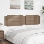 vidaXL Cabecero de cama acolchado cuero sintético capuchino 200 cm vidaXL Cabecero de cama acolchado cuero sintético capuchino 200 cm