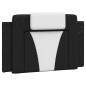 vidaXL Cama con colchón cuero sintético negro y blanco 80x200 cm vidaXL Cama con colchón cuero sintético negro y blanco 80x200 cm