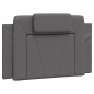 vidaXL Cama con colchón cuero sintético gris 90x200 cm vidaXL Cama con colchón cuero sintético gris 90x200 cm