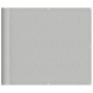 vidaXL Pantalla de balcón 100% poliéster Oxford gris claro 90x400 cm vidaXL Pantalla de balcón 100% poliéster Oxford gris claro 90x400 cm