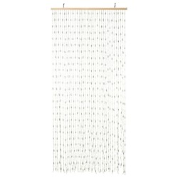 H&S Collection Cortina de puerta de bambú multicolor 90x200 cm