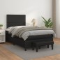 vidaXL Cama box spring con colchón cuero sintético negro 120x190 cm vidaXL Cama box spring con colchón cuero sintético negro 120x190 cm