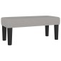 vidaXL Cama box spring con colchón tela gris claro 120x190 cm