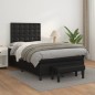 vidaXL Cama box spring con colchón cuero sintético negro 120x190 cm vidaXL Cama box spring con colchón cuero sintético negro 120x190 cm