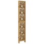 vidaXL Biombo separador de 5 paneles madera maciza paulownia marrón vidaXL Biombo separador de 5 paneles madera maciza paulownia marrón