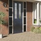 vidaXL Láminas de ventana esmerilada 5 uds PVC negro vidaXL Láminas de ventana esmerilada 5 uds PVC negro