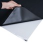 vidaXL Láminas de ventana esmerilada 5 uds PVC negro vidaXL Láminas de ventana esmerilada 5 uds PVC negro