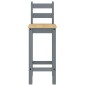 vidaXL Set de bar 3 piezas madera maciza de pino gris vidaXL Set de bar 3 piezas madera maciza de pino gris