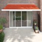 vidaXL Toldo retráctil aluminio y tela naranja y marrón 3,5x2,5 m vidaXL Toldo retráctil aluminio y tela naranja y marrón 3,5x2,5 m