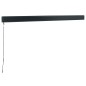 vidaXL Toldo retráctil aluminio y tela blanco y amarillo 3x2,5 m