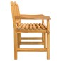 vidaXL Juego de comedor para jardín 3 pzas madera maciza de teca vidaXL Juego de comedor para jardín 3 pzas madera maciza de teca