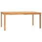 vidaXL Juego de comedor de jardín 7 piezas madera maciza de teca