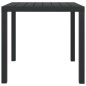 vidaXL Juego muebles jardín 3 pzas con cojines ratán sintético negro