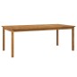 vidaXL Juego de comedor de jardín 9 piezas madera maciza de acacia