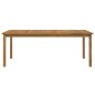 vidaXL Juego de comedor de jardín 9 piezas madera maciza de acacia