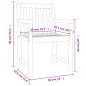vidaXL Juego de comedor de jardín 9 piezas madera maciza de acacia