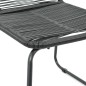 vidaXL Set de comedor de jardín de 5 piezas PVC ratán negro vidaXL Set de comedor de jardín de 5 piezas PVC ratán negro