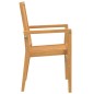 vidaXL Juego de comedor para jardín 9 piezas madera maciza de teca vidaXL Juego de comedor para jardín 9 piezas madera maciza de teca
