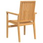 vidaXL Juego de comedor para jardín 9 piezas madera maciza de teca vidaXL Juego de comedor para jardín 9 piezas madera maciza de teca