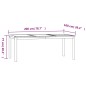 vidaXL Juego de comedor para jardín 9 piezas madera maciza de teca vidaXL Juego de comedor para jardín 9 piezas madera maciza de teca