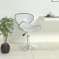 vidaXL Taburete de cocina cuero sintético blanco vidaXL Taburete de cocina cuero sintético blanco
