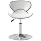 vidaXL Taburete de cocina cuero sintético blanco vidaXL Taburete de cocina cuero sintético blanco
