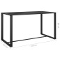 vidaXL Set muebles de jardín 6 pzas y cojines aluminio gris antracita