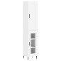 vidaXL Aparador alto madera contrachapada blanco 34,5x34x180 cm vidaXL Aparador alto madera contrachapada blanco 34,5x34x180 cm